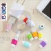 OkaeYa -10pcs Protector Saver Cover for iPhone iPad USB Charger Cable Cord-14018822MG (Assorted color)